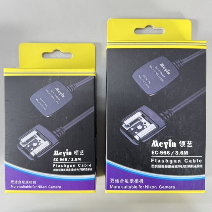 💥庫存品出清 Meyin EC-965 EC-966 閃光燈 離機連接線 公司貨 1.8M 3.6M 適用 Nikon-細節圖2