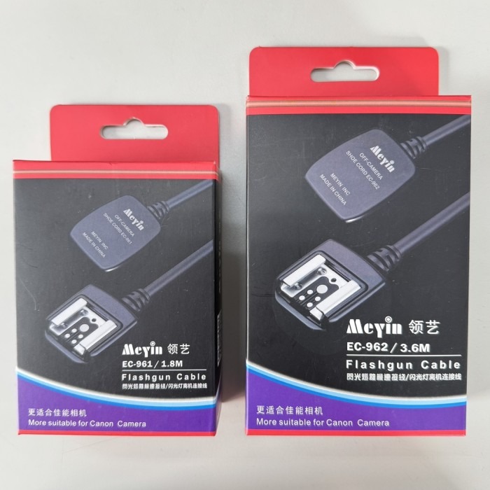 💥庫存品出清 Meyin EC-961 EC-962 閃光燈 離機連接線 公司貨 1.8M 3.6M 適用 Canon-細節圖2
