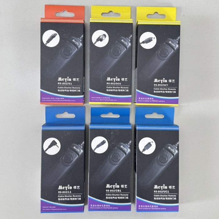 💥庫存品出清 Meyin RS-802 有線快門線 DC0 DC1 L1 S1 UC1 CB1 多款 相機 適用-細節圖2