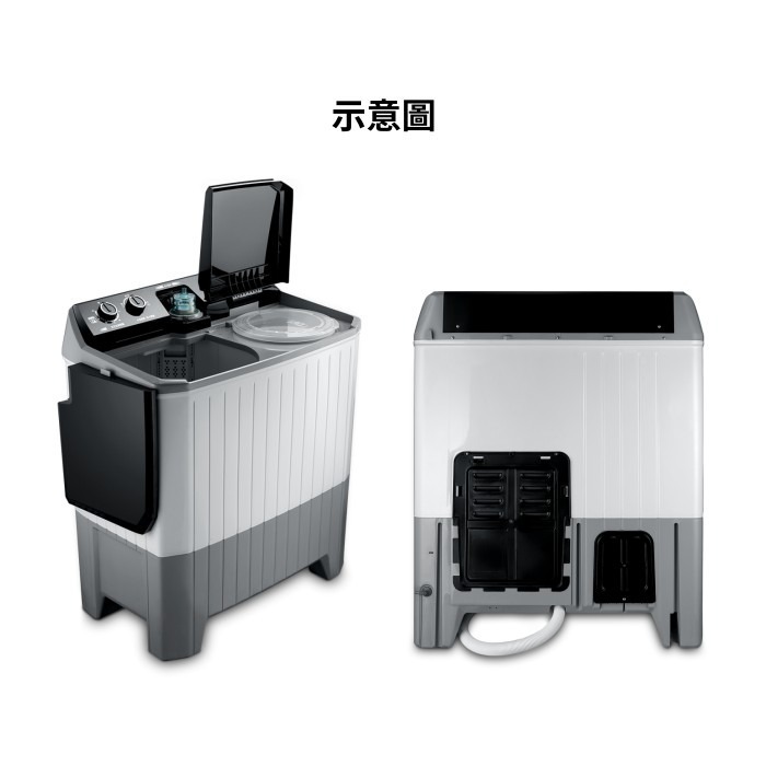 含拆箱定位+舊機回收 奇美家電 CHIMEI WS-P128TW 定頻 直立式洗衣機 雙槽 12KG 宿舍 洗脫分離-細節圖4