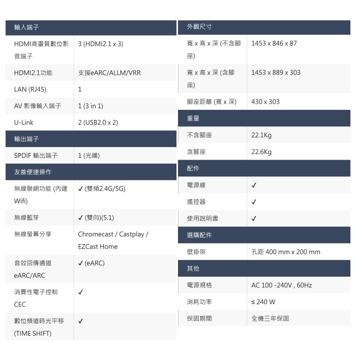 含基本安裝+舊機回收 奇美家電 CHIMEI TL-65UM10 65吋 4K GoogleTV 液晶顯示器 無視訊盒-細節圖9