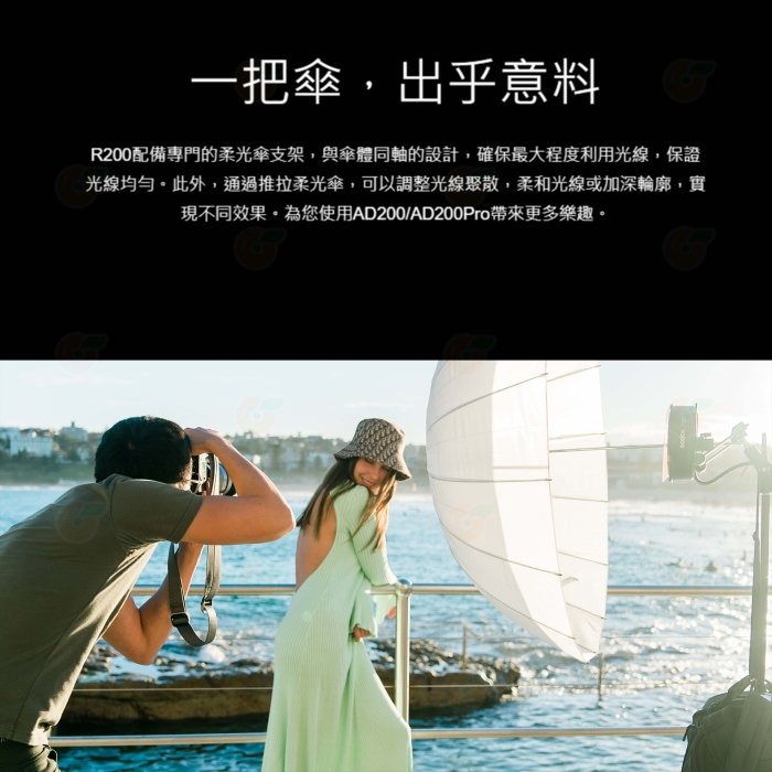 神牛 Godox AD200-R200 環形閃光燈頭 R200 公司貨 適用 AD200pro 微距 牙科 珠寶 人像-細節圖6