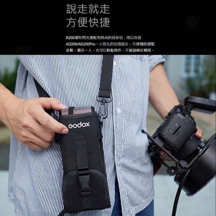 神牛 Godox AD200-R200 環形閃光燈頭 R200 公司貨 適用 AD200pro 微距 牙科 珠寶 人像-細節圖7