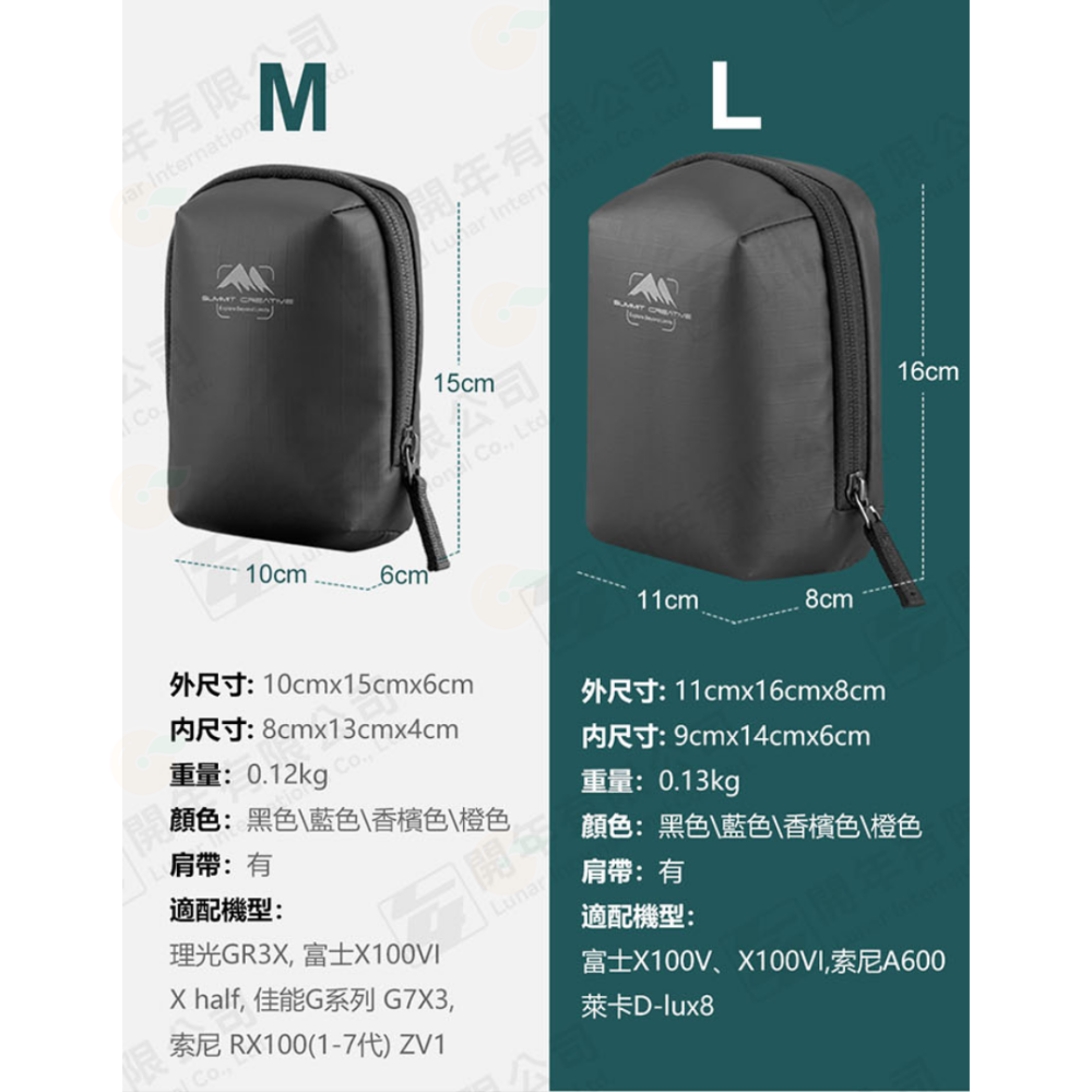 山木 Summit Creative Digital Pouch 行動數碼包 M 相機包 隨身包 適用 GR4 TG-7-細節圖4
