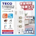 《地表最安全》東元 USB延長線 3孔 QC+PD 雙快充延長線 延長線 TECO 原廠保固 插座 台灣現貨 最新安規-規格圖7