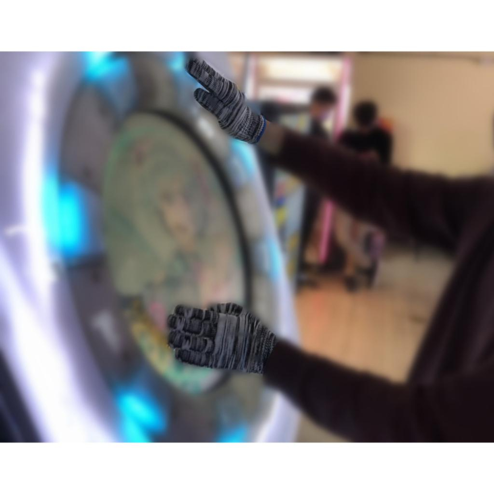 【現貨】貼手厚款尼龍手套 工作手套 中二節奏 maimai 遊戲手套-細節圖4