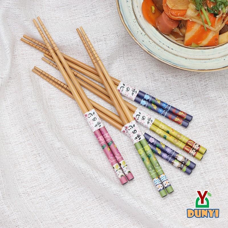 【惇毅本舖-日式禮盒】和風印花筷子禮盒 天然竹筷子 防霉竹筷 高山楠竹筷 五雙入筷子禮盒-細節圖5