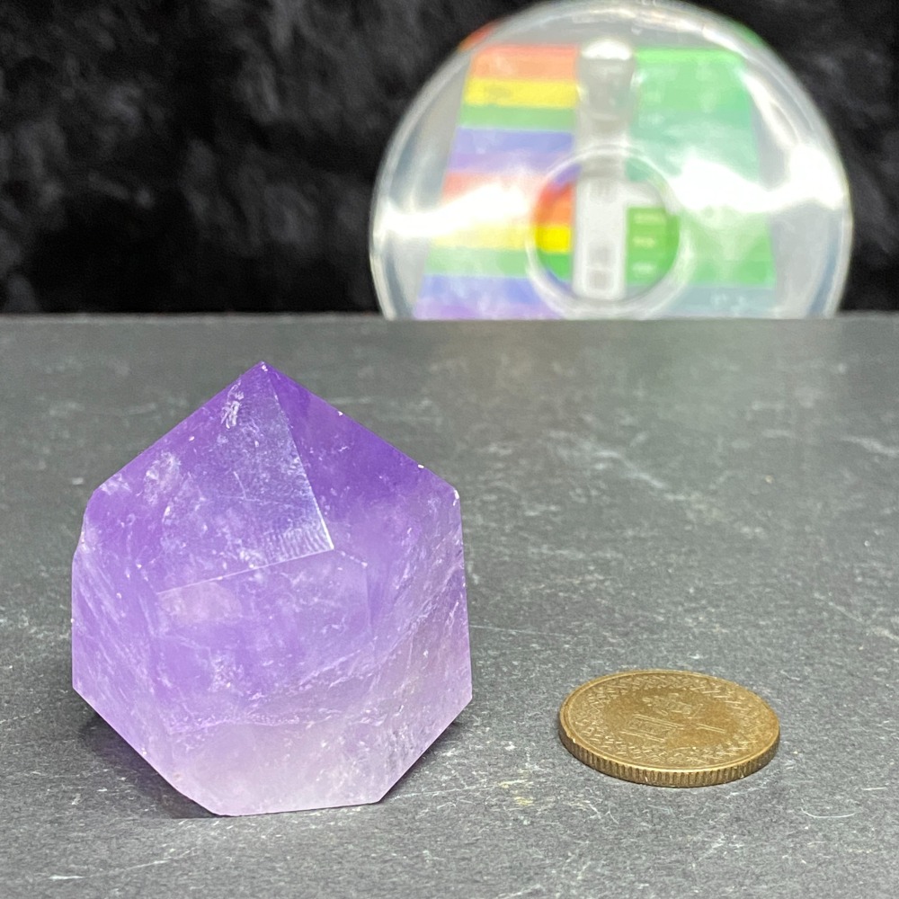 紫水晶小晶柱48.3g高36.2mm-細節圖2