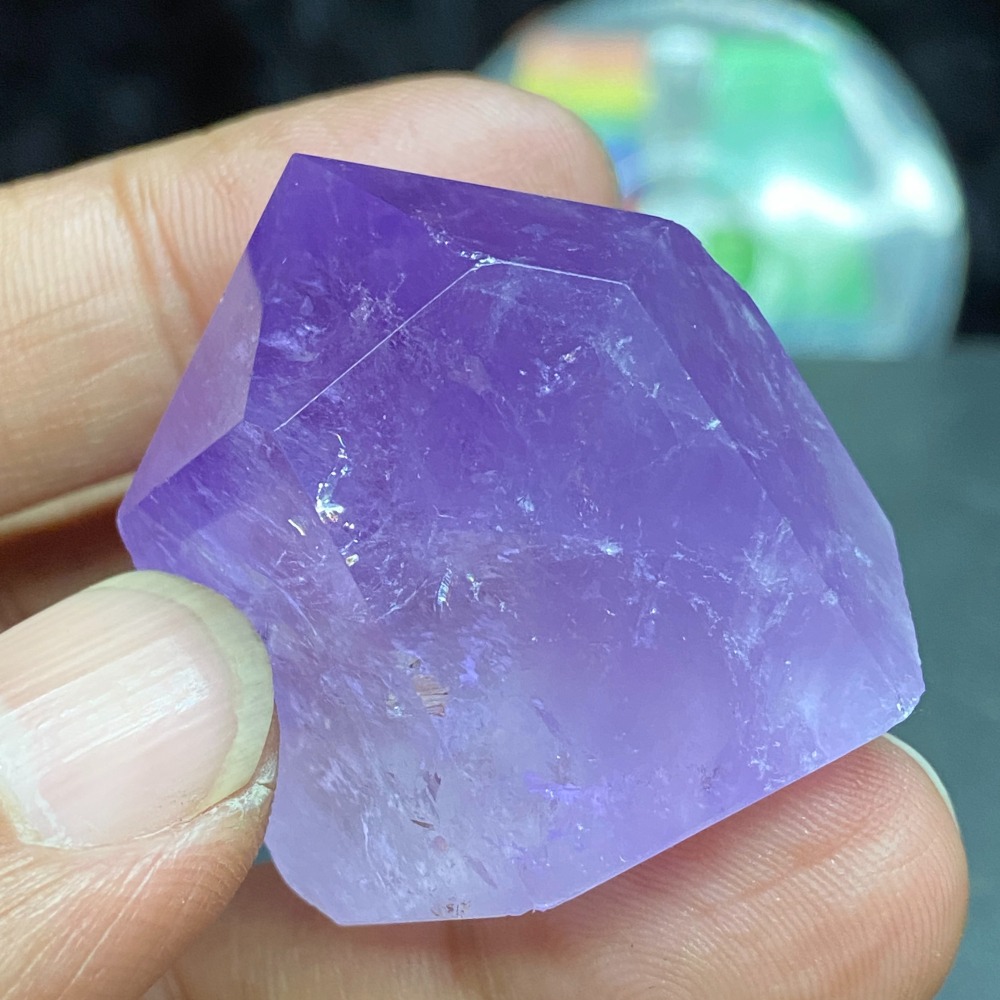 紫水晶小晶柱48.3g高36.2mm-細節圖5