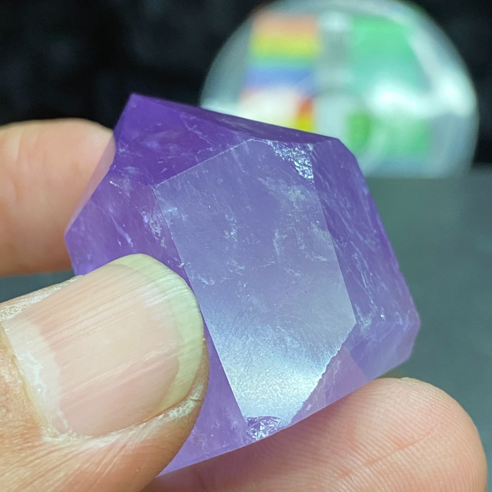 紫水晶小晶柱48.3g高36.2mm-細節圖7