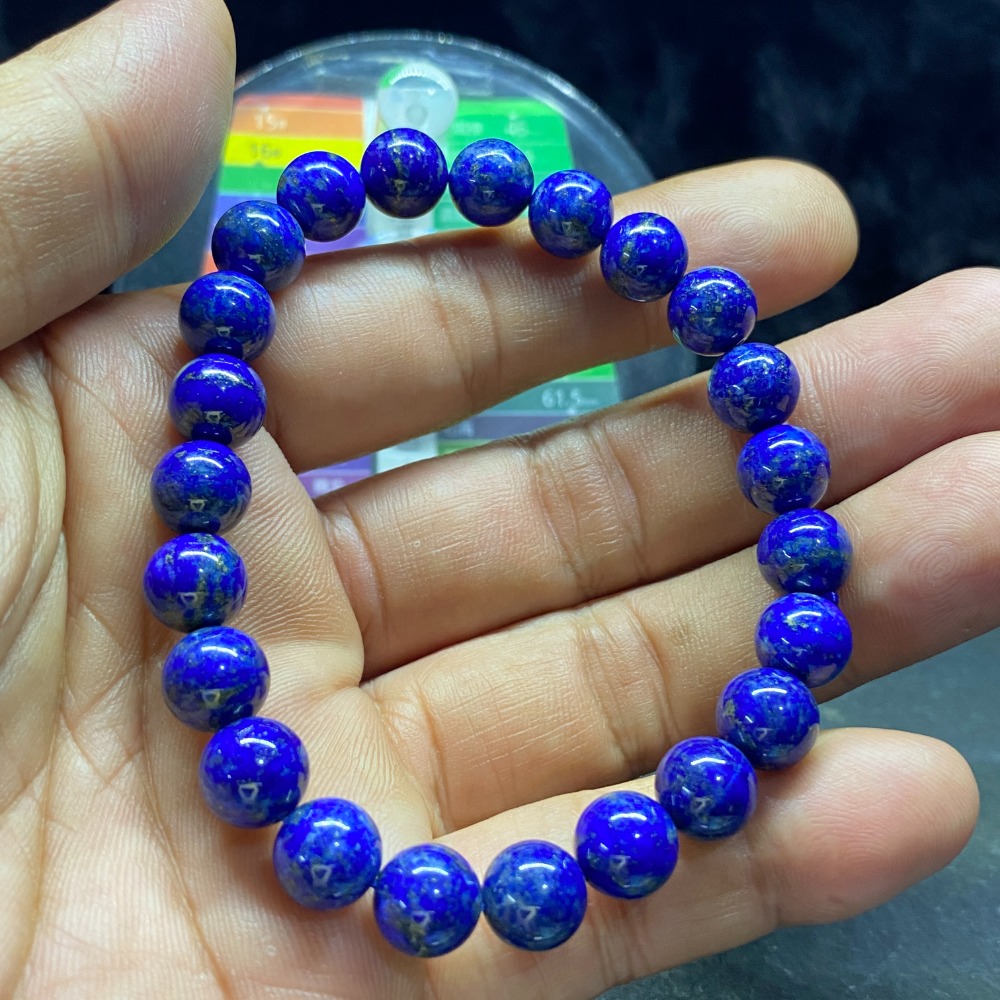 青金石8mm手珠重24.3g-細節圖3