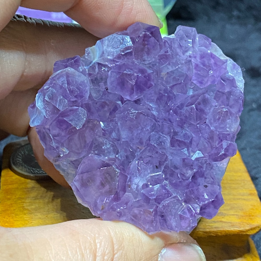 紫水晶小刺蝟107.3g-細節圖2