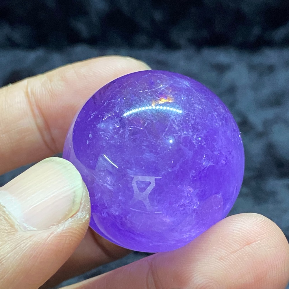 紫水晶球35.1mm重60.1g-細節圖4