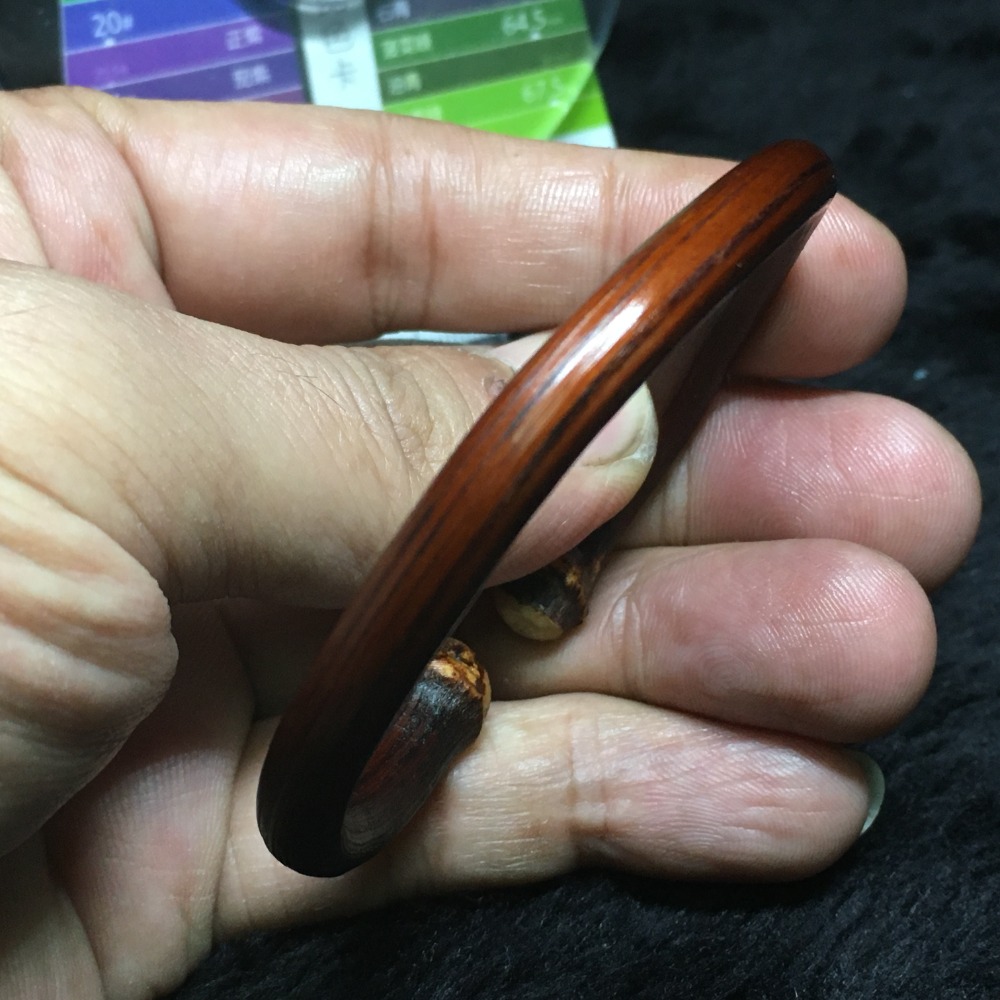雞血藤鐲6.0mm(鐲寬54.7mm）-細節圖5
