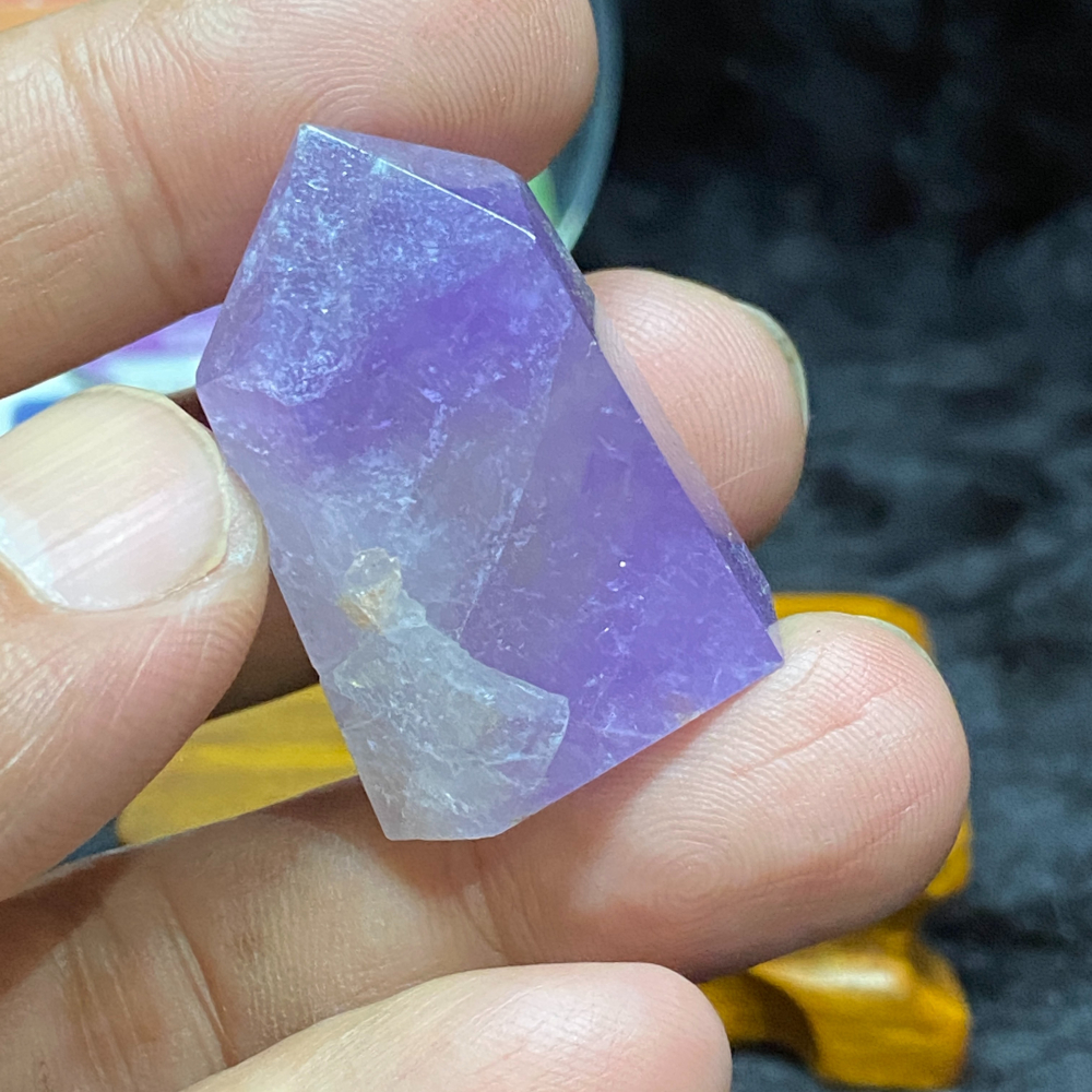紫黃水晶柱23.3g高35.4mm-細節圖4