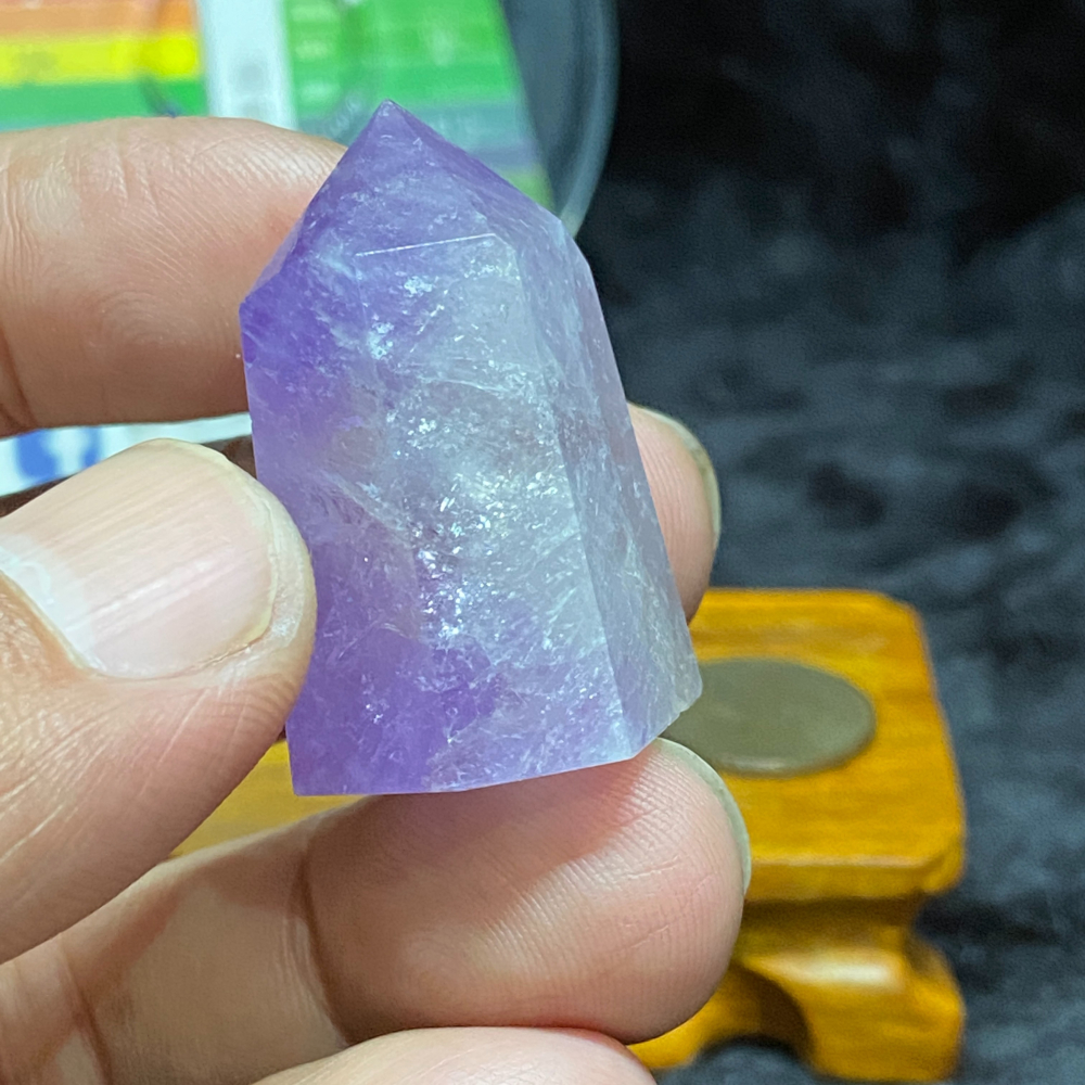 紫黃水晶柱23.3g高35.4mm-細節圖6