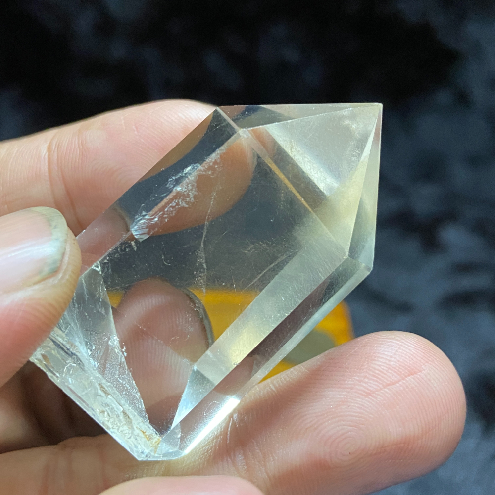 白水晶柱39.6g高47.2mm（兔毛）（藍針）-細節圖3
