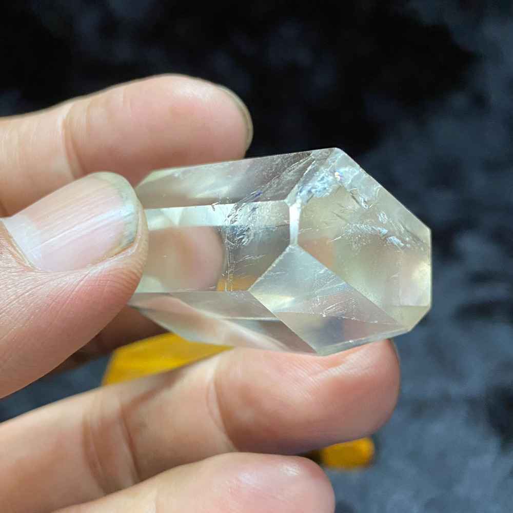 白水晶柱39.6g高47.2mm（兔毛）（藍針）-細節圖4