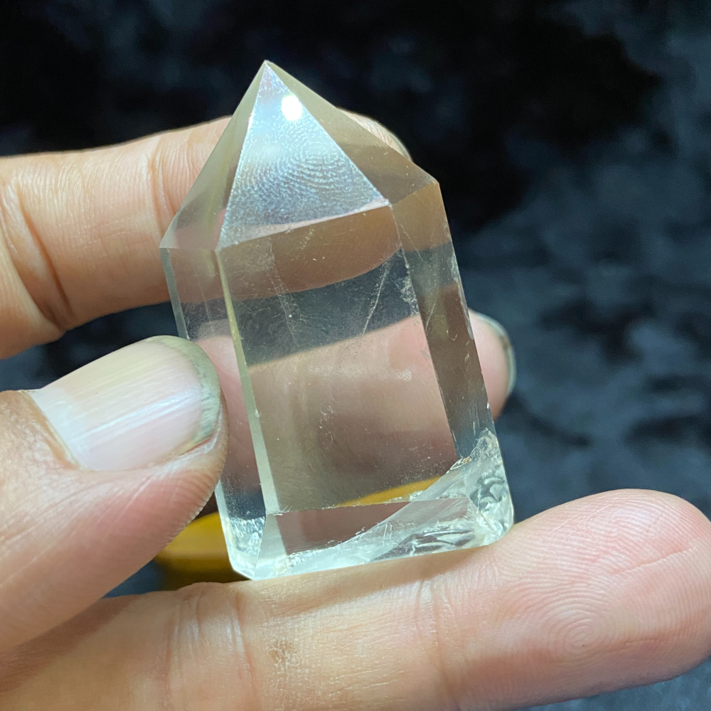 白水晶柱39.6g高47.2mm（兔毛）（藍針）-細節圖5