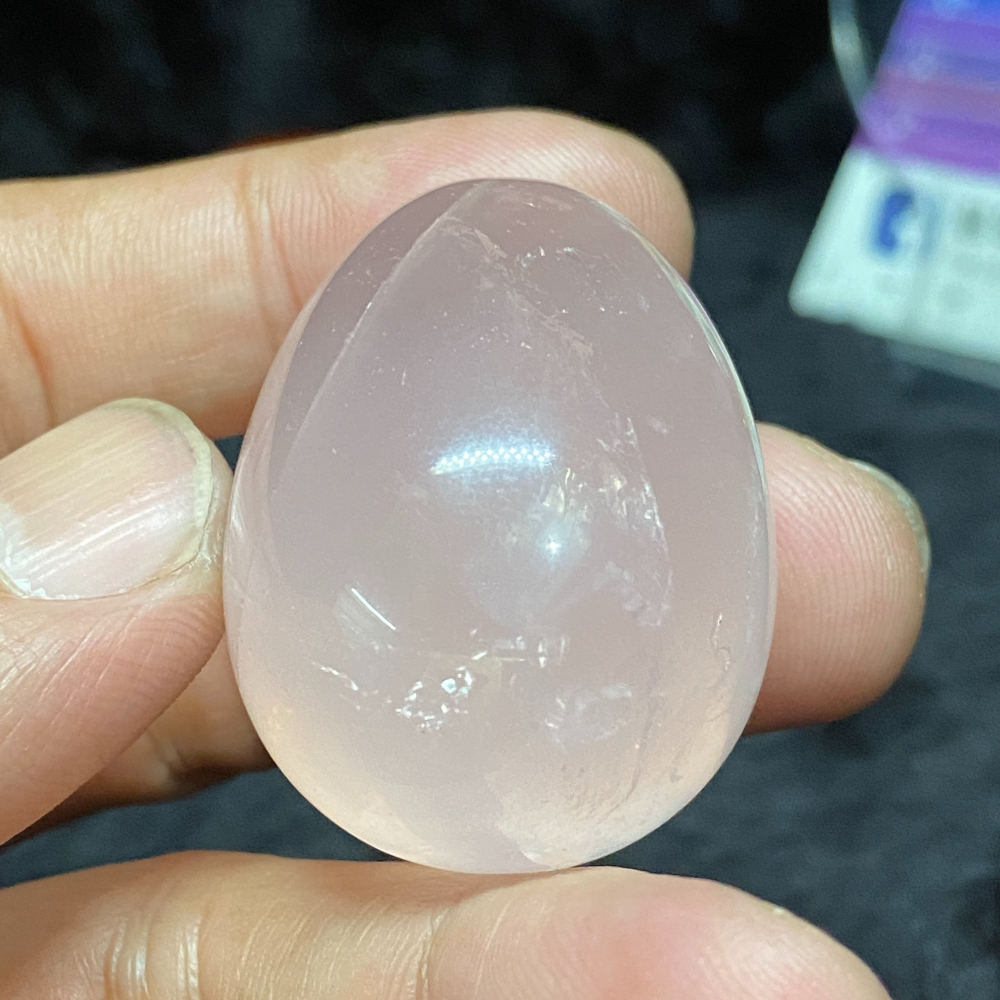 六芒星光粉晶蛋50.0g-細節圖6