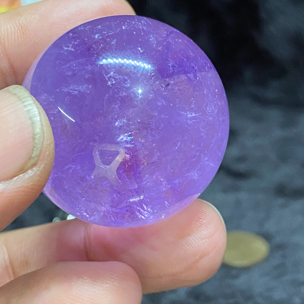 紫水晶球36.2mm重66.1g-細節圖6