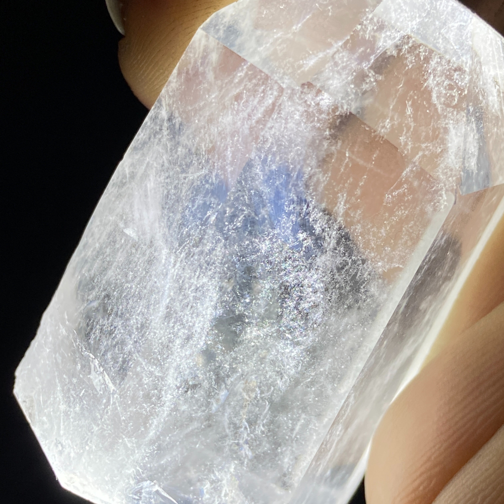 白水晶柱帶藍針81.9g高56.4mm-細節圖2