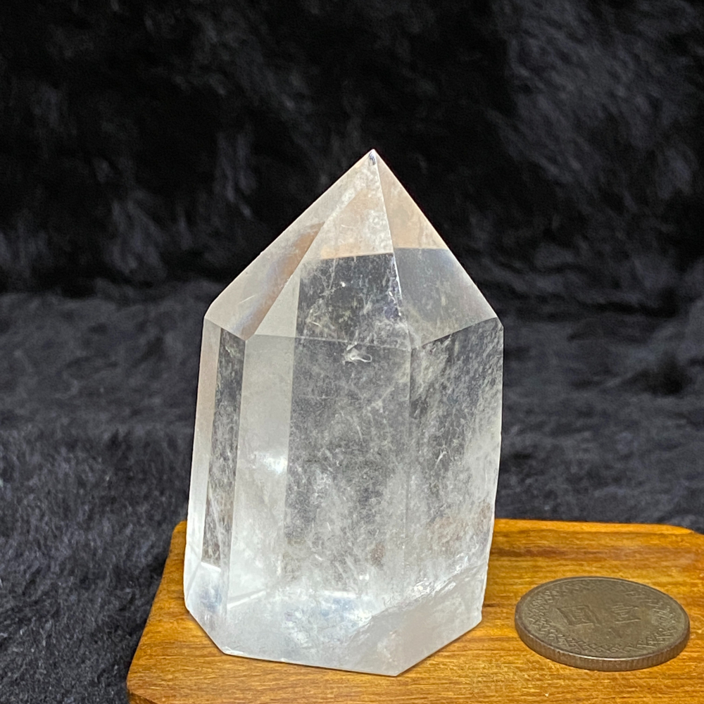 白水晶柱帶藍針81.9g高56.4mm-細節圖4