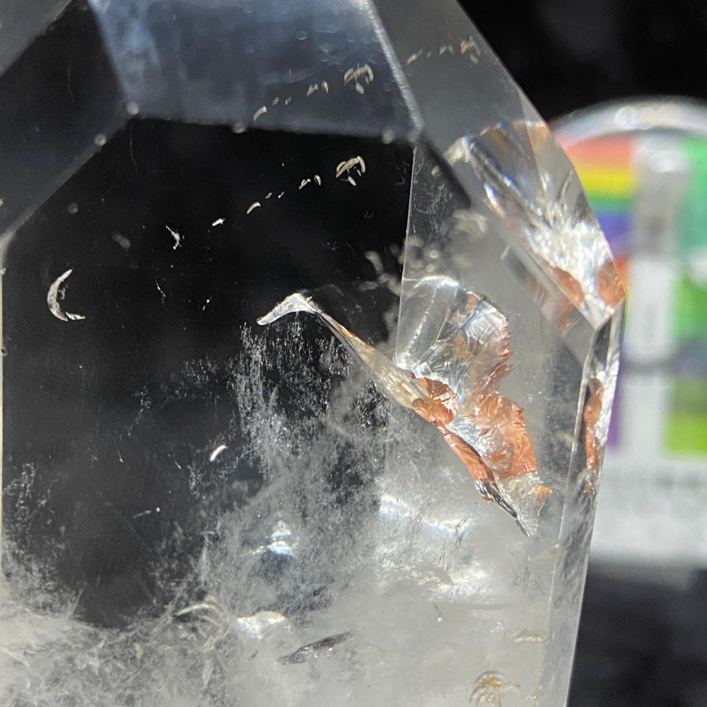 白水晶柱帶藍針含座高155.6mm重420.0g-細節圖9