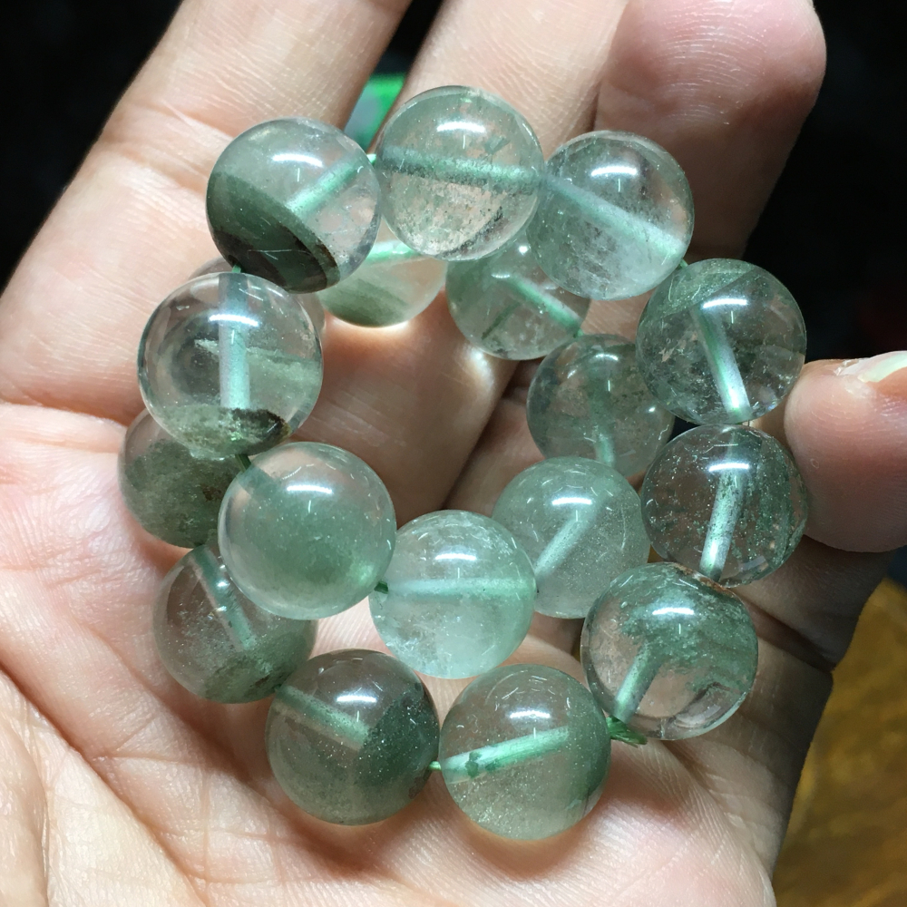 綠幽靈手珠12mm~45.4g-細節圖4