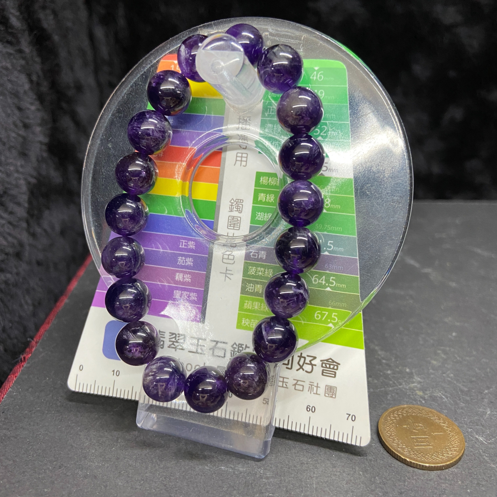 紫水晶手珠10mm重28g-細節圖2