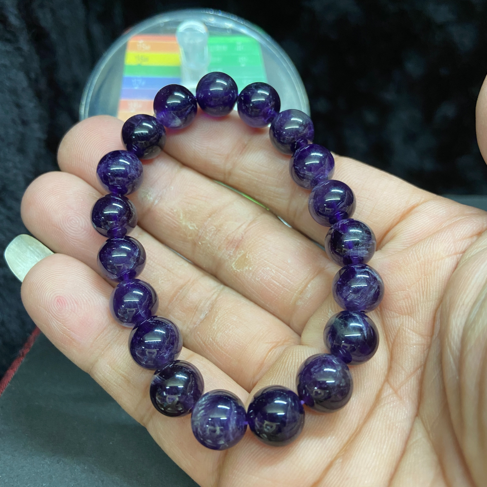 紫水晶手珠10mm重28g-細節圖3