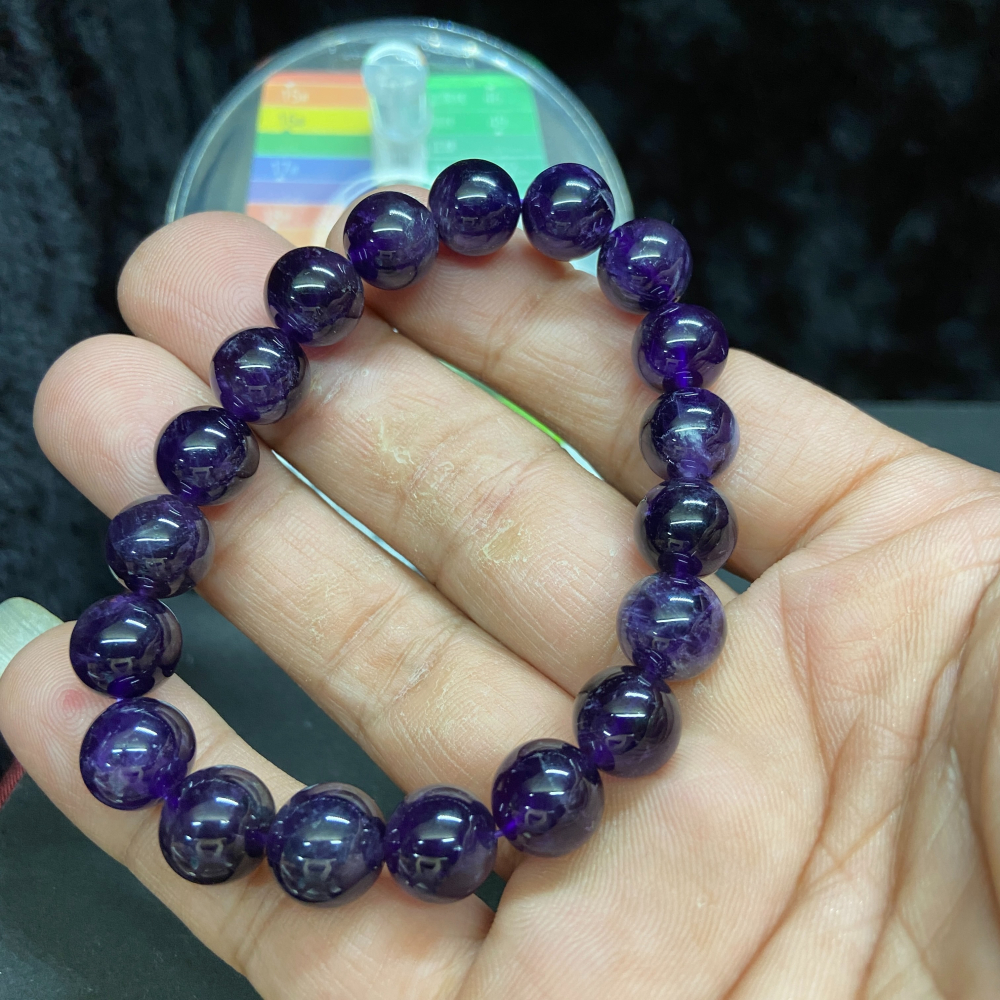 紫水晶手珠10mm重28g-細節圖4