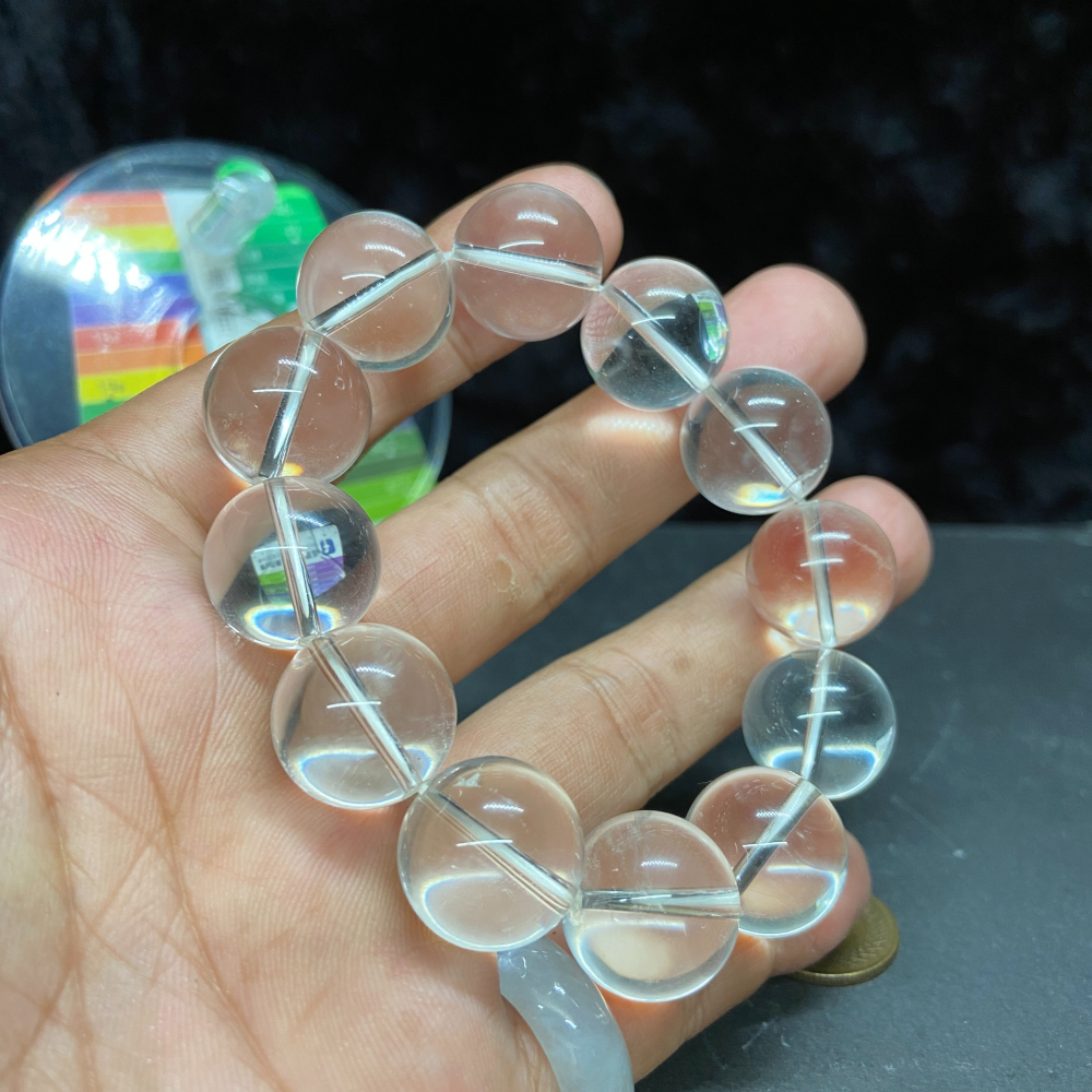 白水晶手珠16mm重74g-細節圖2