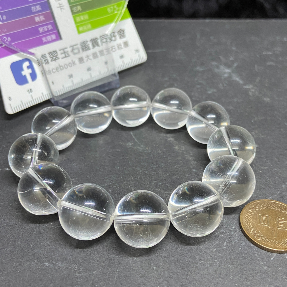 白水晶手珠16mm重74g-細節圖5