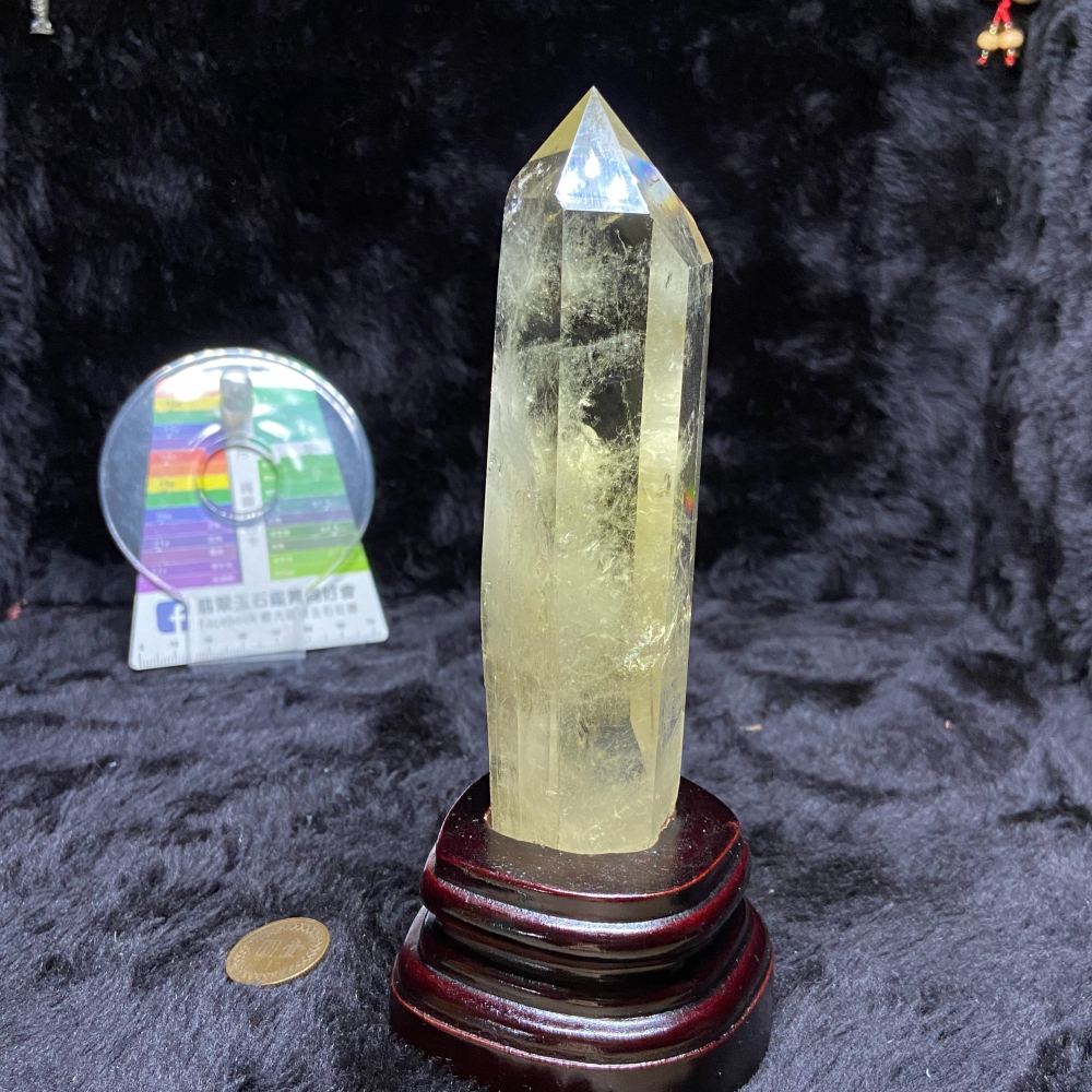 黃水晶柱含座高162mm重307.4g-細節圖2