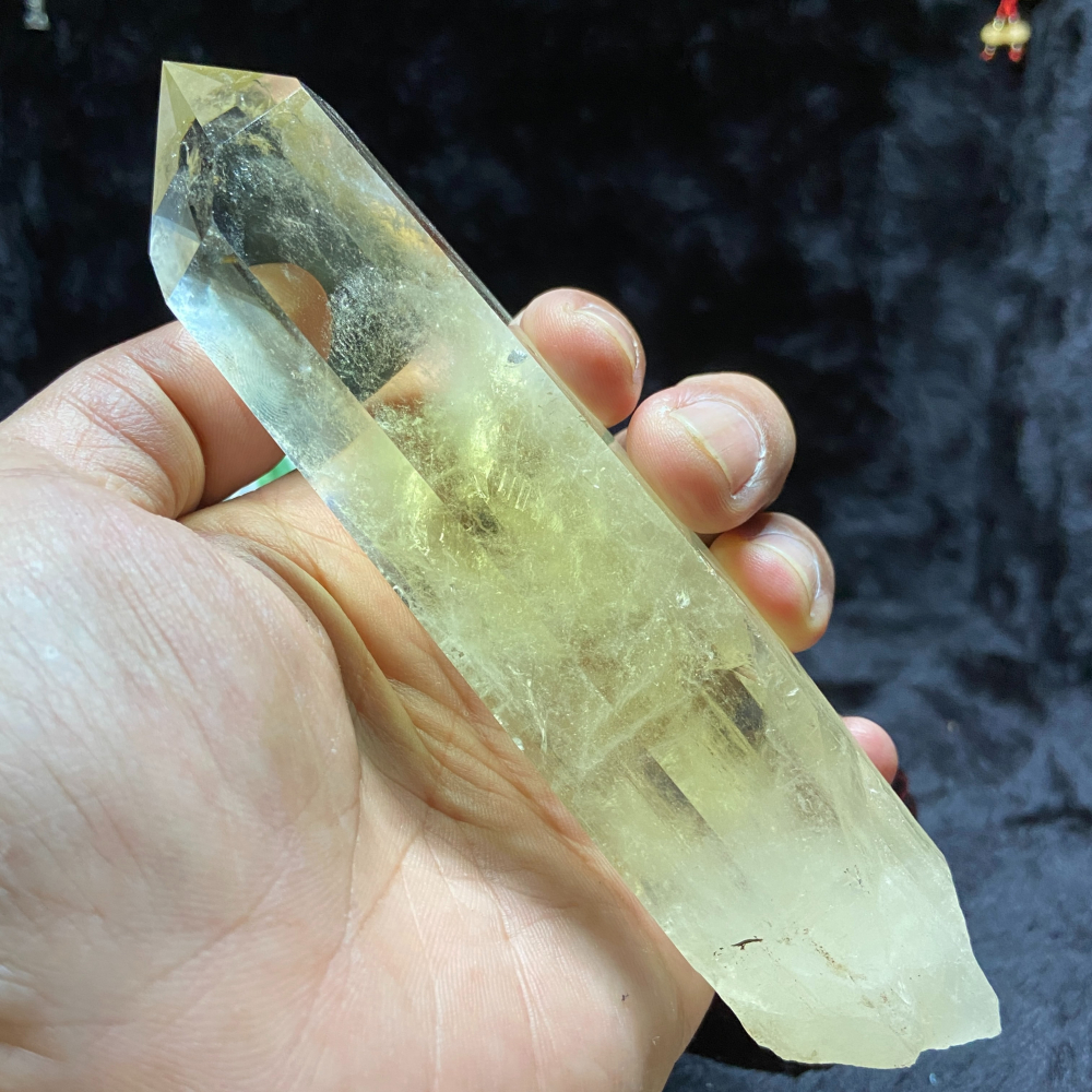 黃水晶柱含座高162mm重307.4g-細節圖3