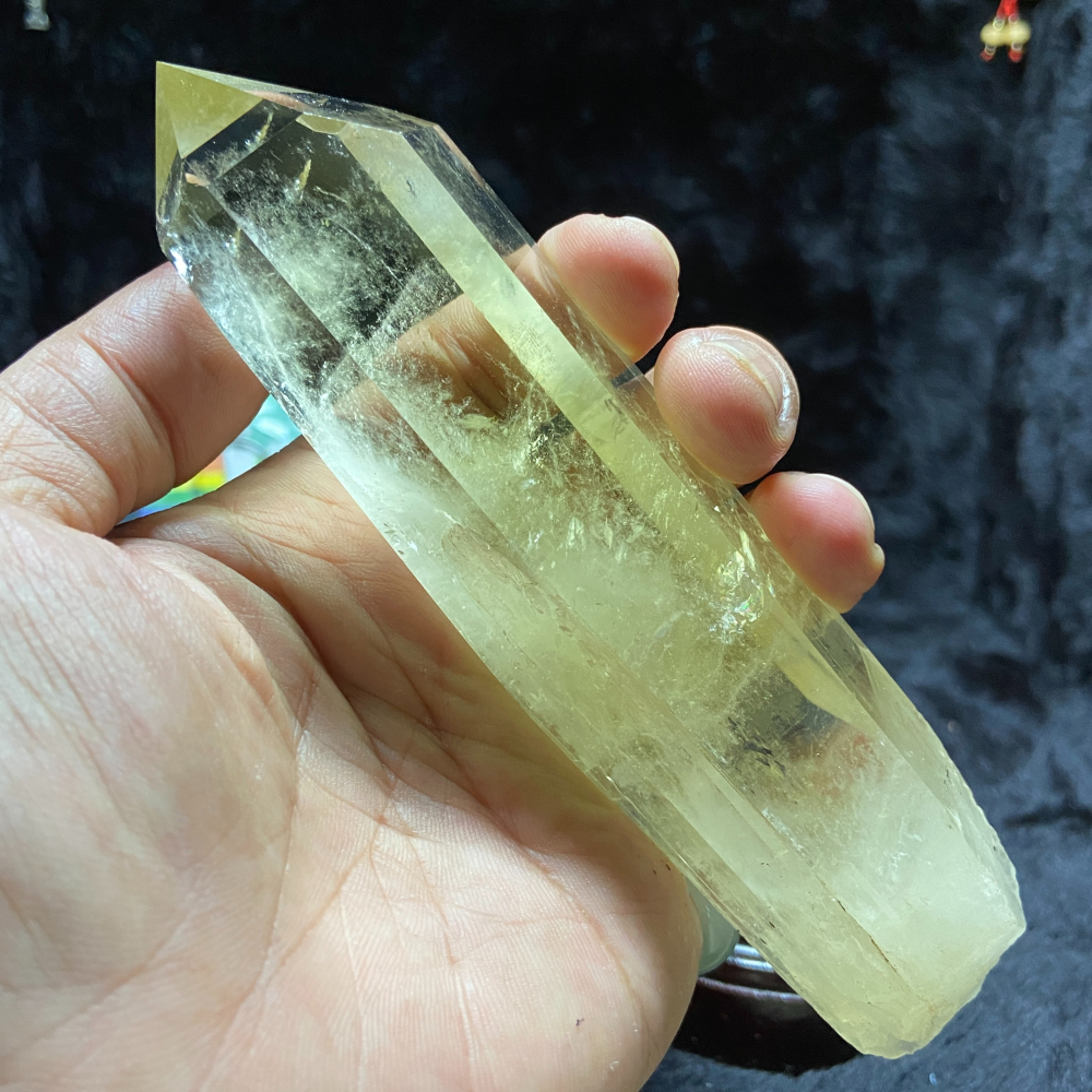 黃水晶柱含座高162mm重307.4g-細節圖4