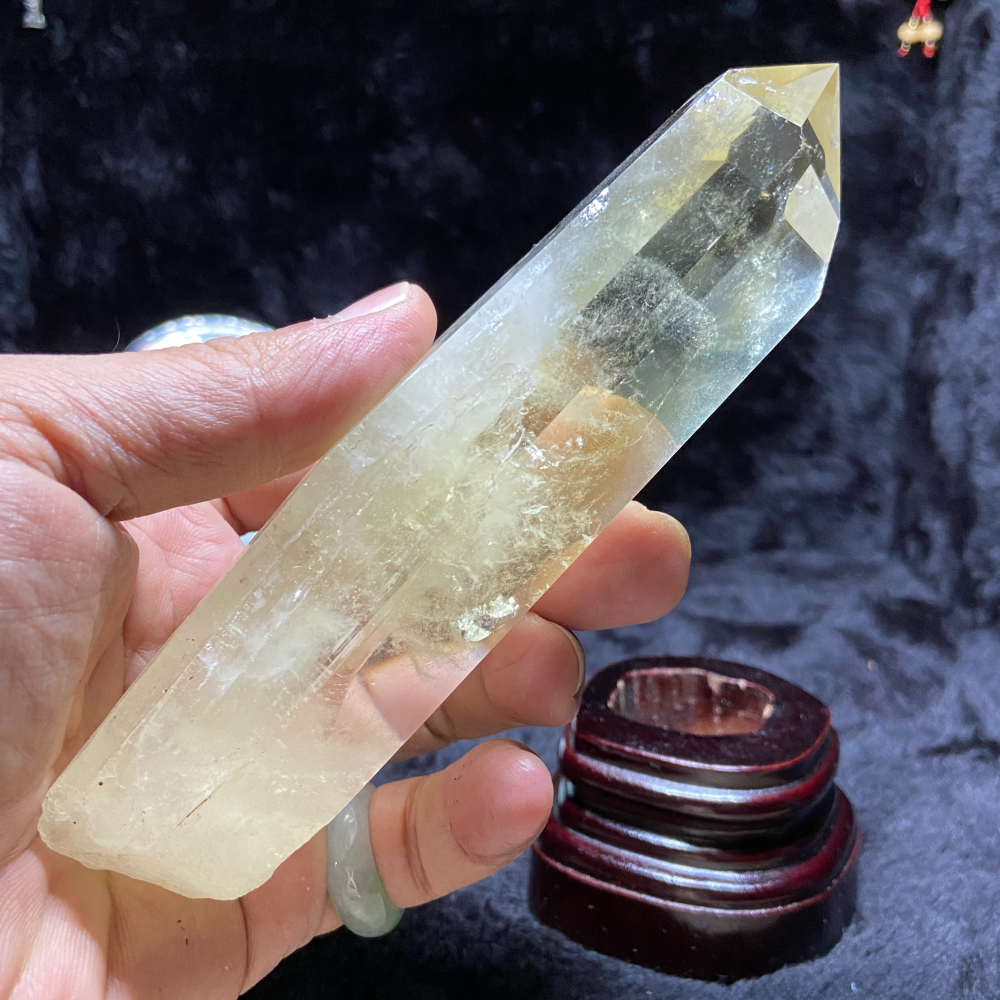 黃水晶柱含座高162mm重307.4g-細節圖7