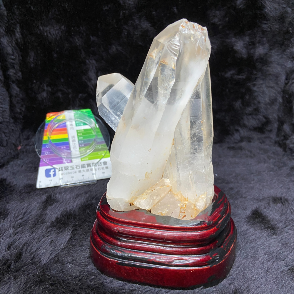 白水晶柱含座高156.7mm重717g - 愛石成癡藏石坊- iOPEN Mall