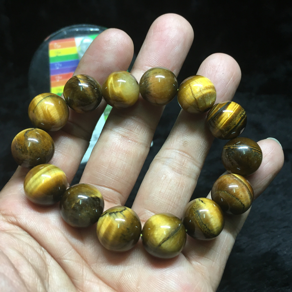 黃虎眼石14mm手珠-細節圖4