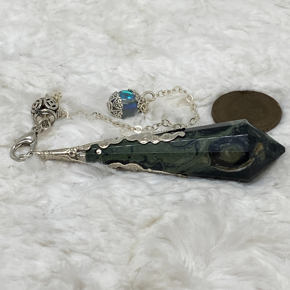 靈擺-孔雀石-細節圖2