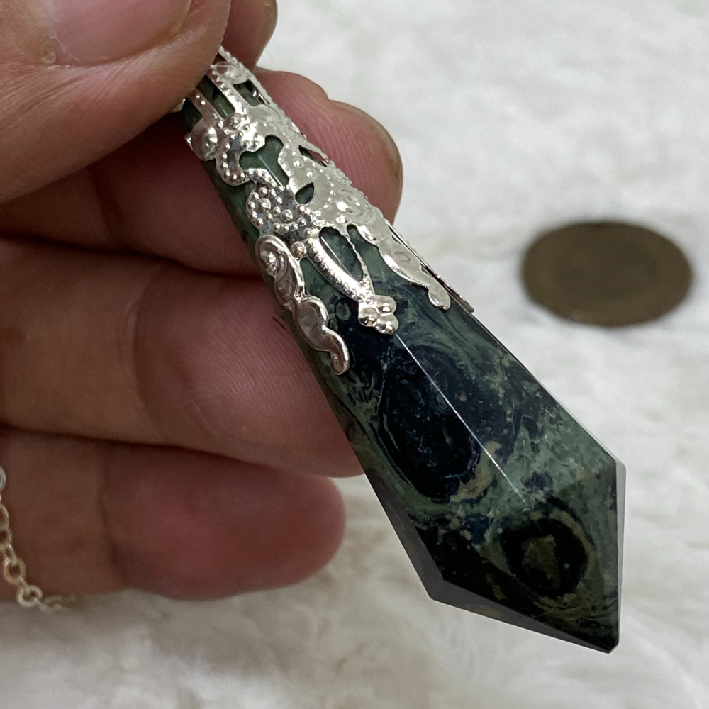 靈擺-孔雀石-細節圖3