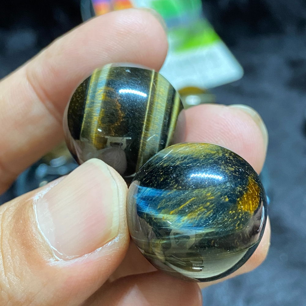 黃虎眼七星陣附10公分七星盤-細節圖4