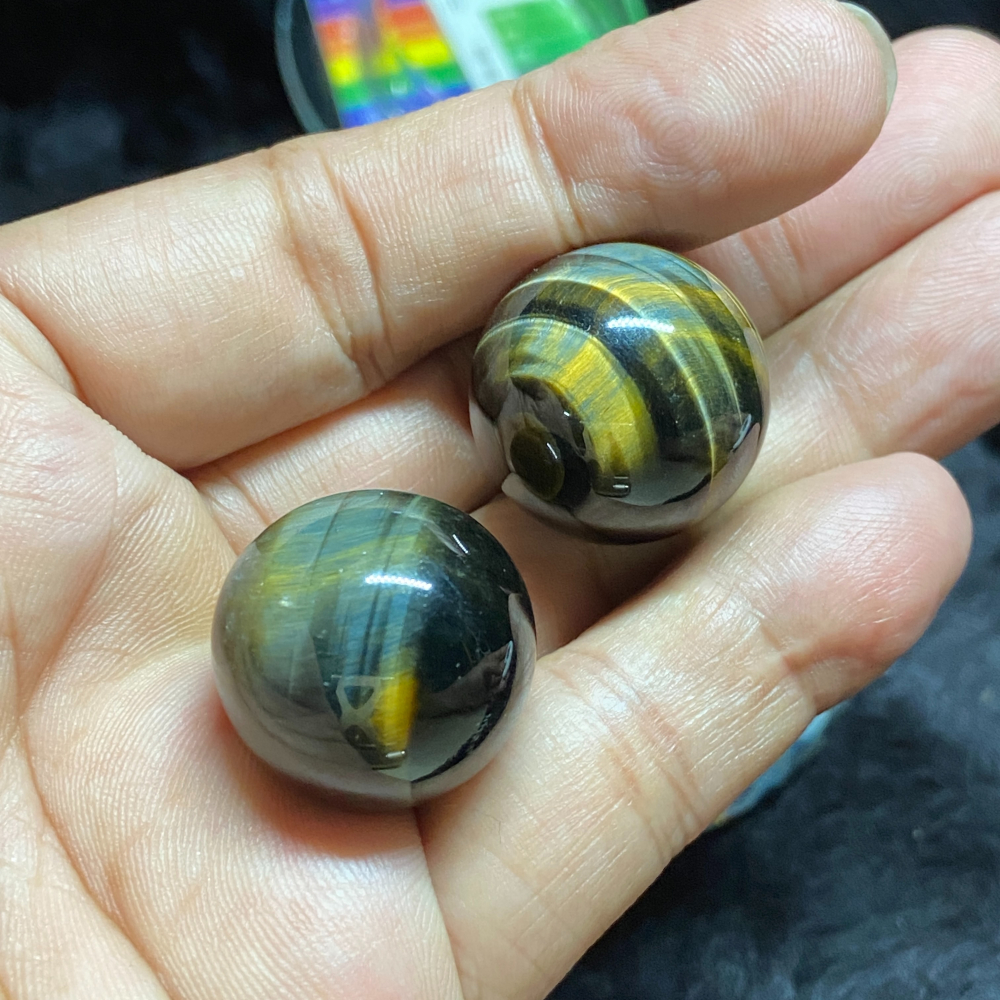 黃虎眼七星陣附10公分七星盤-細節圖5