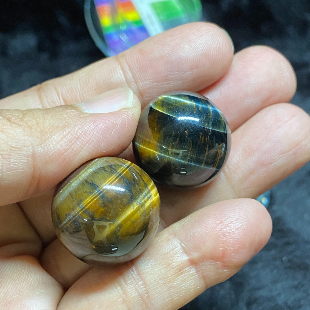 黃虎眼七星陣附10公分七星盤-細節圖6