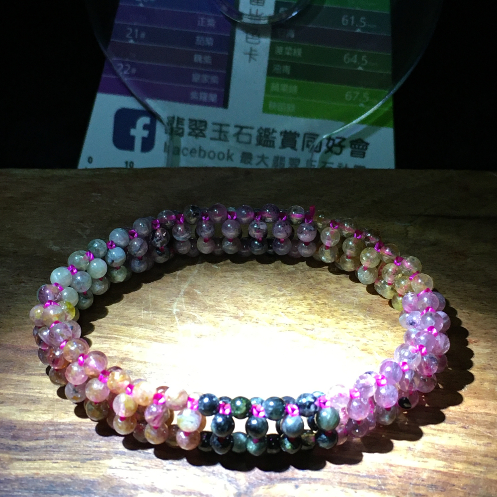 多寶水晶編織造型手鍊3.5mm-細節圖4