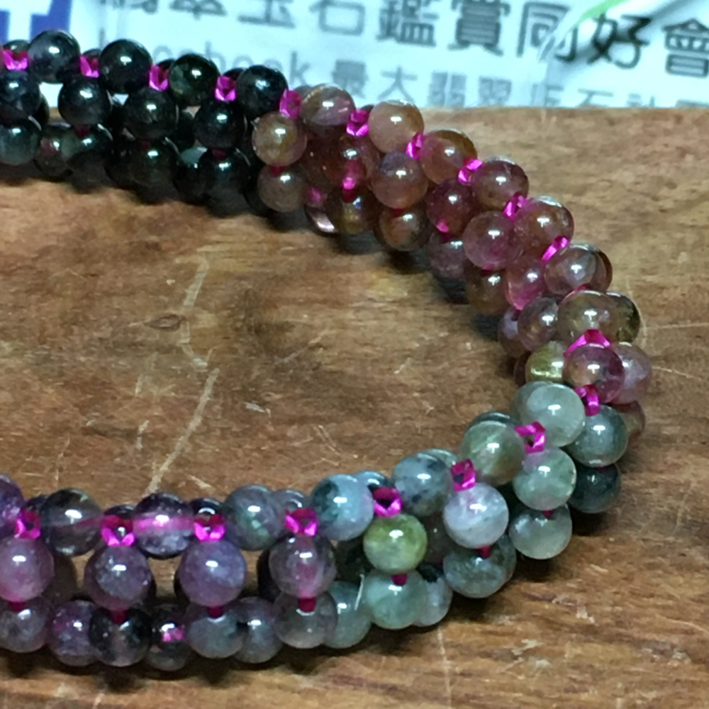 多寶水晶編織造型手鍊3.5mm-細節圖7