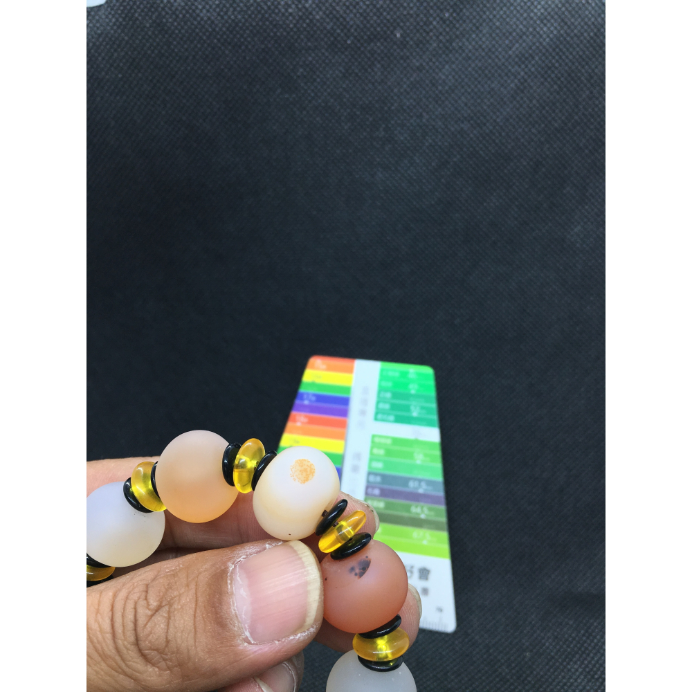 亞光多彩玉髓手珠-細節圖5