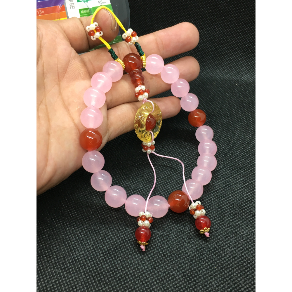 18子-粉晶吊飾-細節圖3