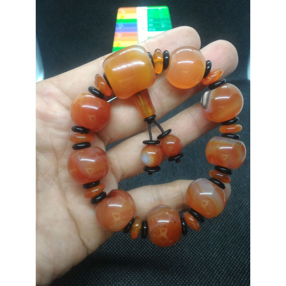 紅瑪瑙手鍊 17.7mm-細節圖2